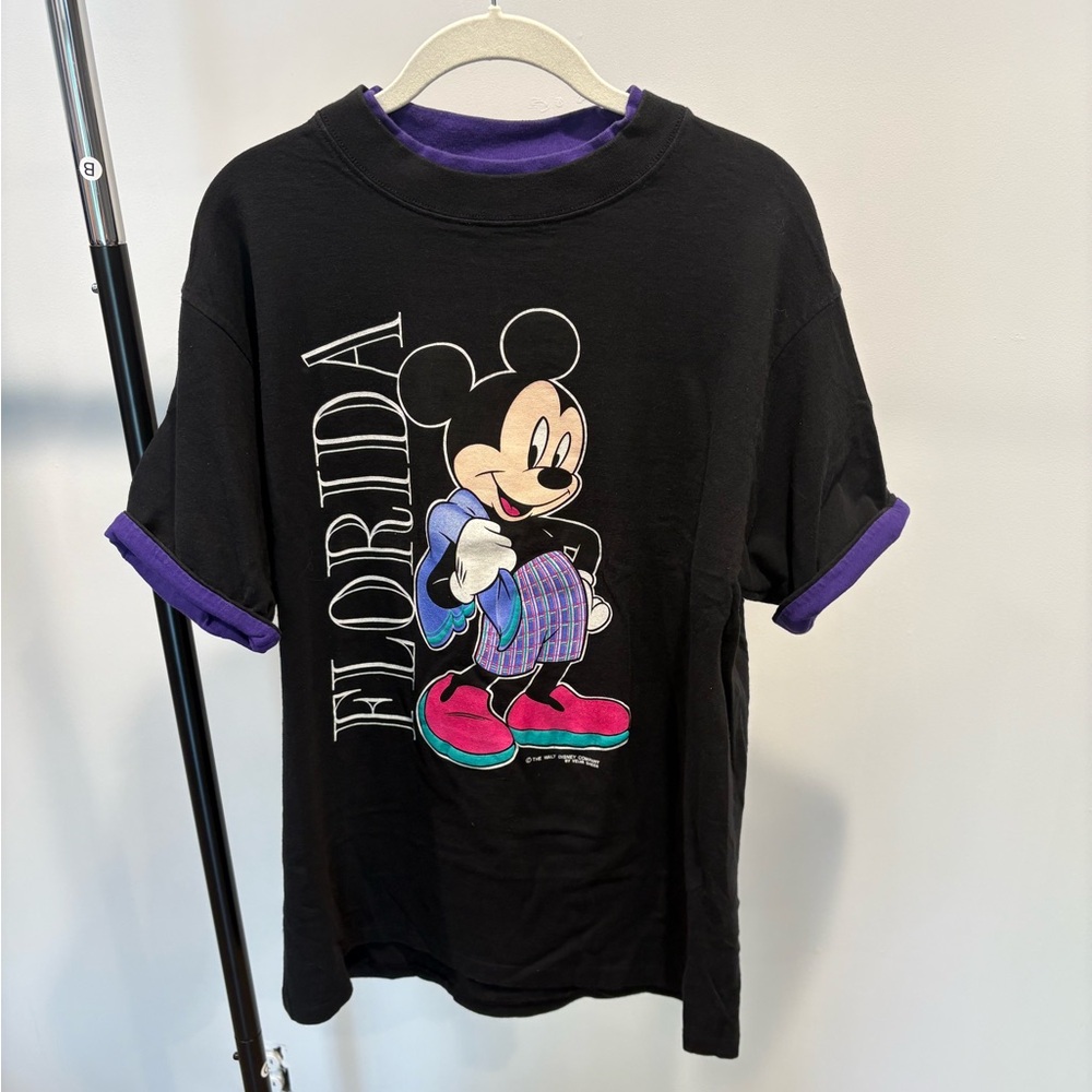 Vintage 90s Mickey Mouse Florida tee Size L